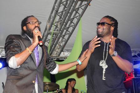 Tarrus Riley Gramps Morgan Photo: Tarrus Riley at Mystic Moonlight, Palmyra Foundation book donation