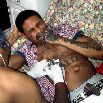 Vybz Kartel New Tattoo 2011 1 Vybz Kartel Gets More Cult Like Tattoos [Photo]