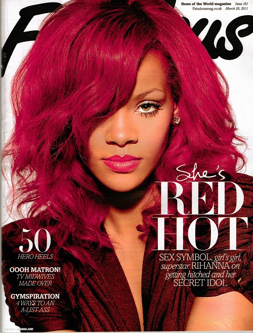 Rihanna Covers Fabulous Magazine Shun Chris Brown Question [photo
