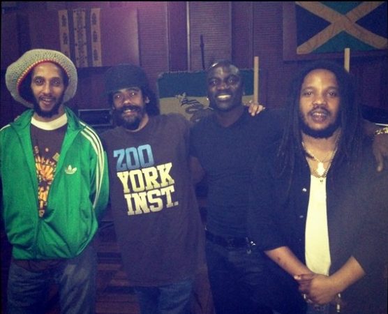 Akon Visit The Rock, Record New Track With The Marley's [Photo] - Urban ...