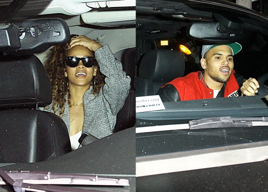 Chris Brown And Rihanna Caught Leaving The Club [Photo] - Urban Islandz