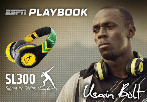 Usain bolt headphones hot sale