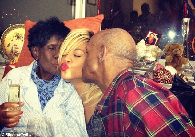 Rihanna and grand parents