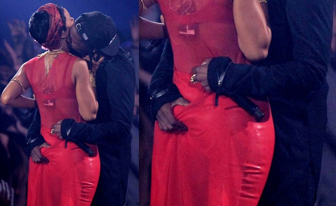 A Ap Rocky Grabs Rihanna S Ass At Mtv Video Music Awards [photo] Urban Islandz