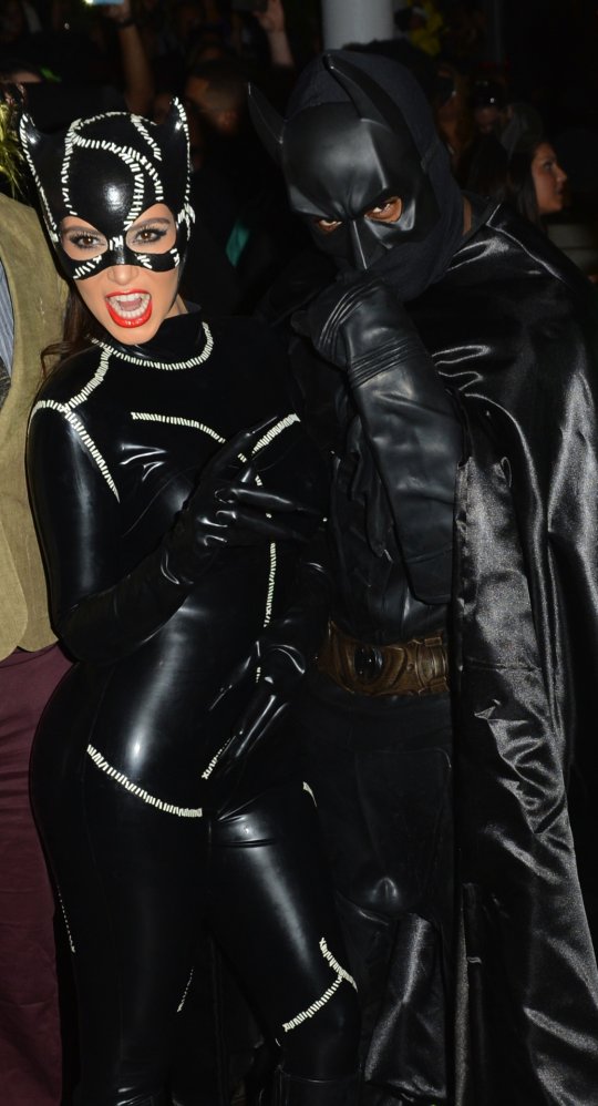 Kanye West And Kim Kardashian Invades Gotham City On Halloween [Photo ...