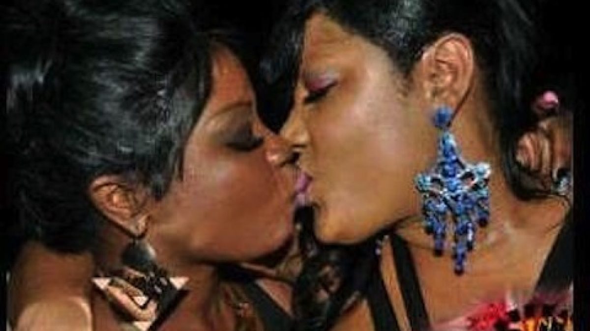 Black girls making out