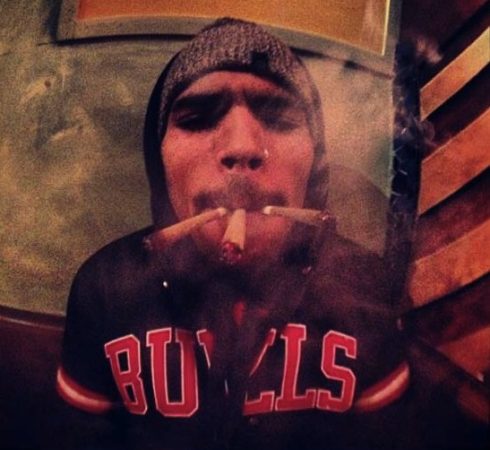 Chris Brown Is High Like A Bird In Amsterdam Off Weed Photo Urban Islandz