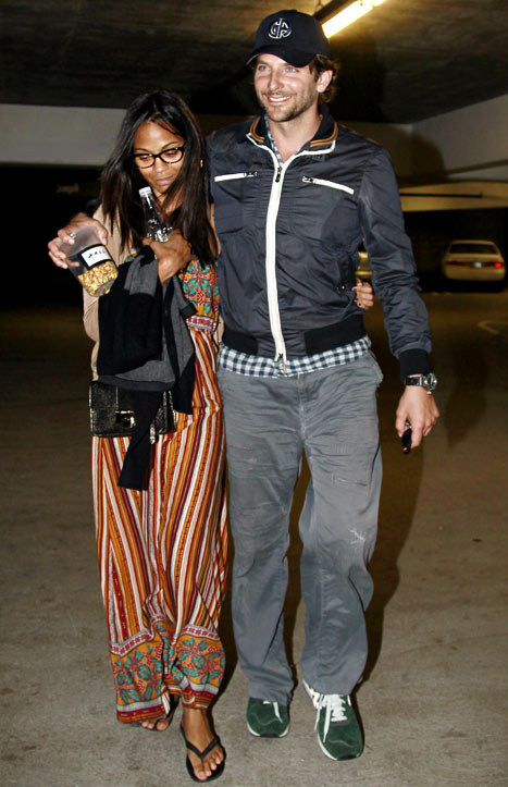 zoe saldana and Bradley Cooper dating pic