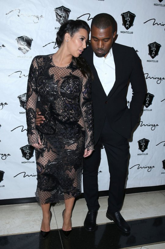 Kim and Kanye pregnant