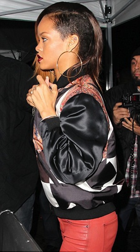 Rihanna ny clubbing 1