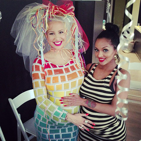 amber rose and lola monroe baby bumps