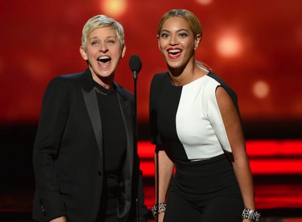 Ellen and Beyonce Grammys