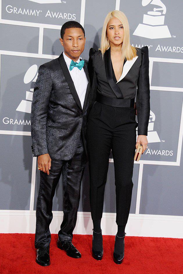 Pharrell and Helen Lasichanh Grammy