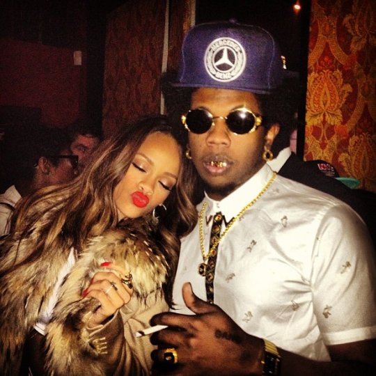 Rihanna Trinidad James Grammy After Party