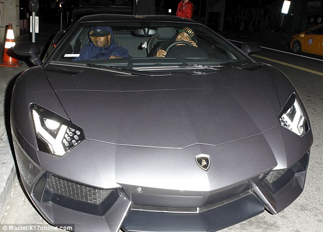 chris brown lambo