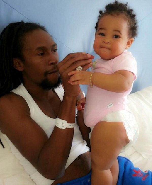 Jah Cure and baby Kailani