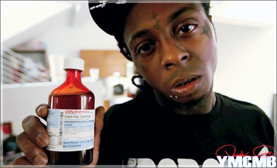 lil wayne caugh syrup