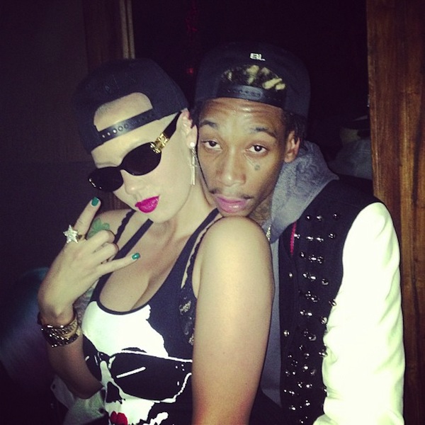 Amber Rose and Wiz Khalifa