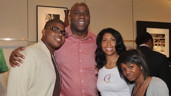 Magic Johnson family