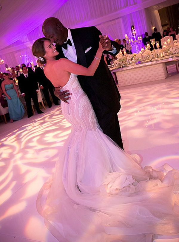 Michael Jordan Yvette Prieto wedding photo