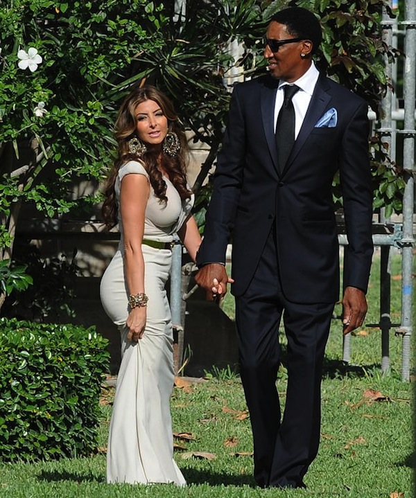 Scottie Pippen at Jordan wedding