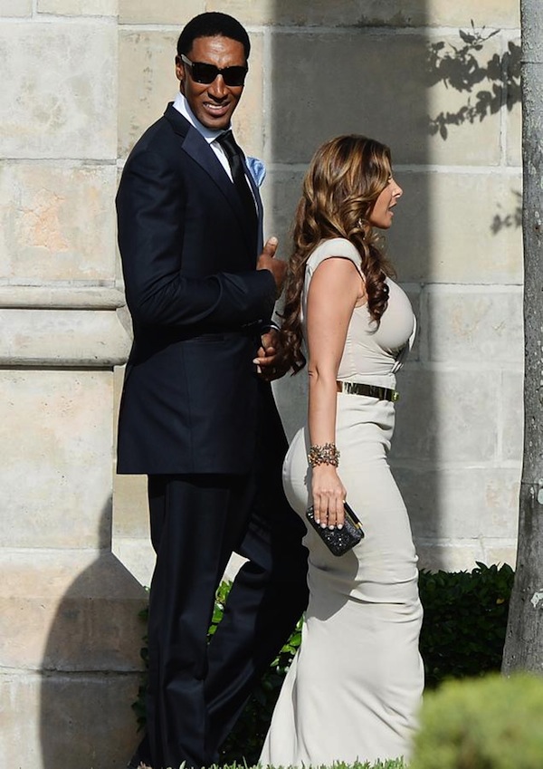 Scottie Pippen at Michael Jordan wedding