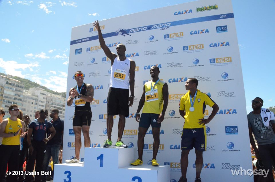 Usain Bolt Brazil beach race