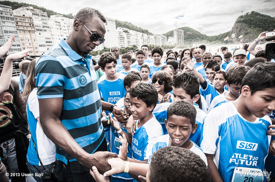 Usain Bolt in Brazil 2