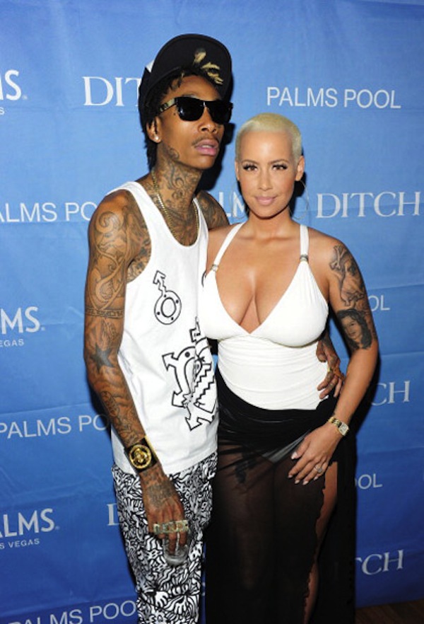 Amber Rose and Wiz Khalifa