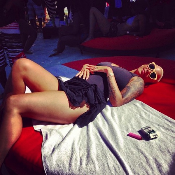 Amber Rose bikini Vegas