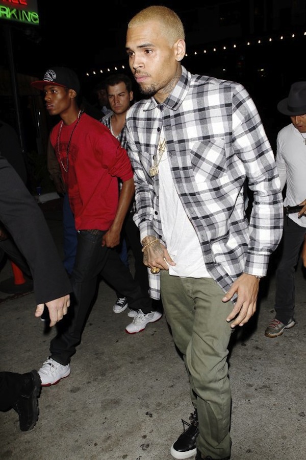 Chris Brown birthday party 1