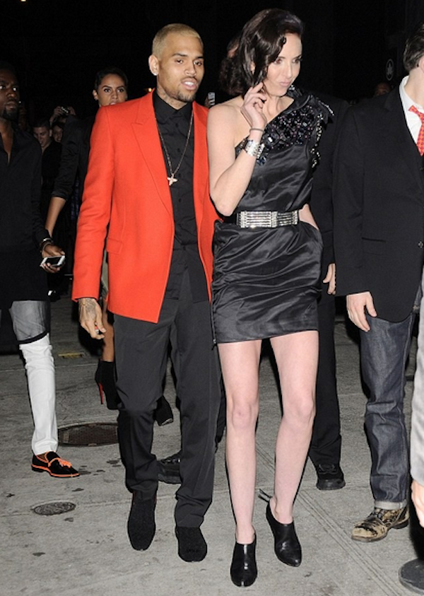 Chris Brown new girl met gala 2013