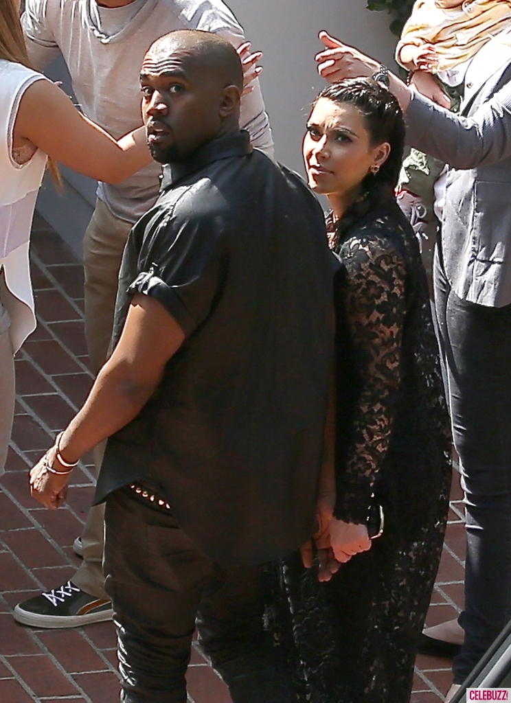 Kanye and kim after head bump