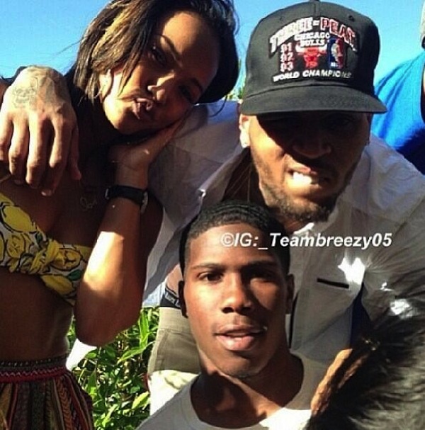 Karrueche and Chris Brown vegas 2