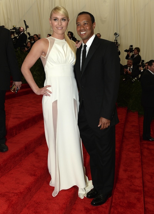 Lindsey Vonn and Tiger Woods met gala 2013