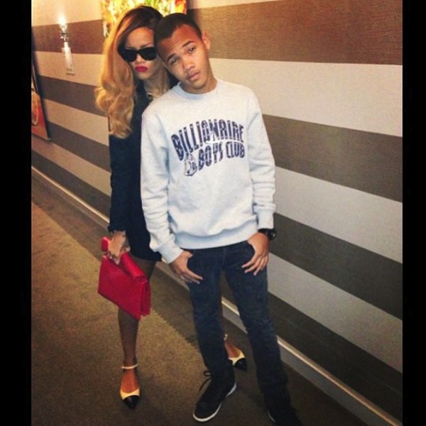 Rihanna and brother Rajad