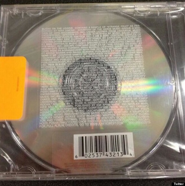 Kanye West Yeezus cd