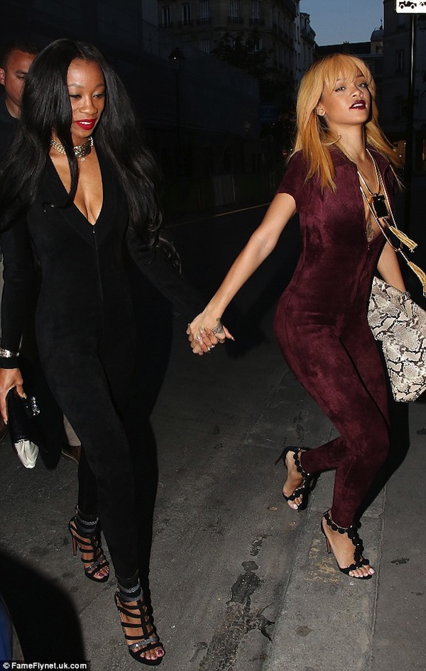 Rihanna and Melissa Forde