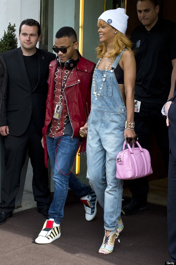 Rihanna and Rajad in London