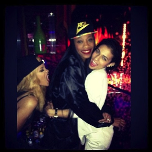 Rihanna and friends