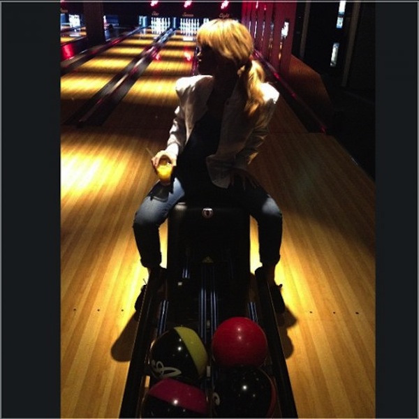 Rihanna bowling alley