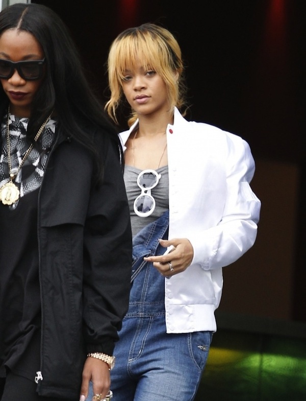 Rihanna in Manchester city 6