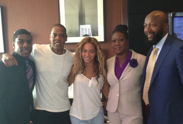 Beyonce and Jay-Z Trayvon Martin family