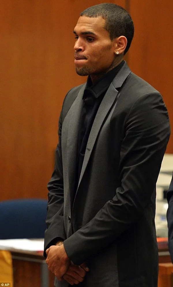 Chris Brown in court 2013