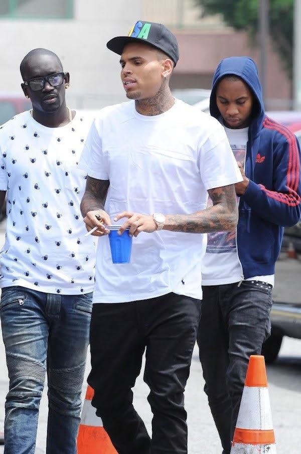 Chris Brown Love More video shoot