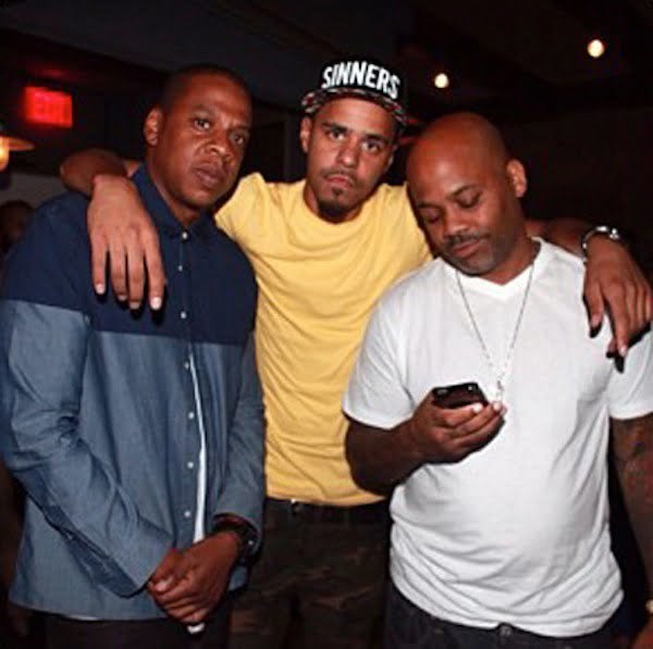 Jay-Z J Cole and Dame Dash