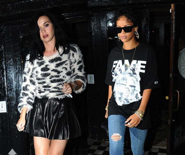 Katy Perry and Rihanna