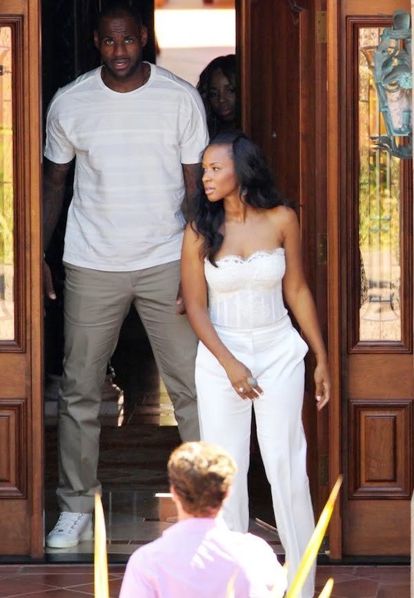 Lebron and Savannah married