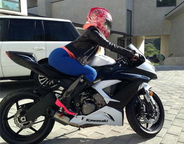 Nicki Minaj Kawasaki Motorcycle