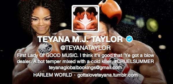 Teyanna rihanna twitter beef